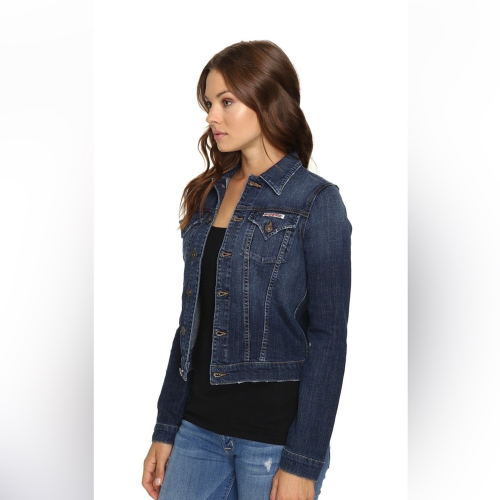 ⭐️NWT⭐️Hudson The Signature Blue Jean Jacket Size Medium - Picture 5 of 9